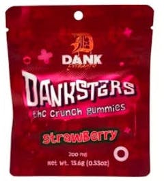 Dank Extracts - Strawnana Crunch - 200mg Gummies (4x50mg)