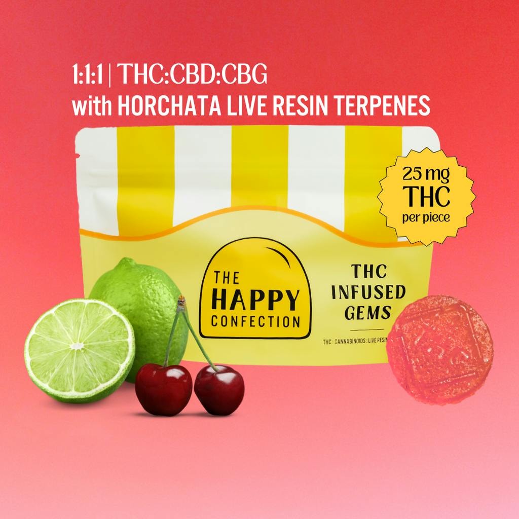 The Happy Confection Chillaxing Cherry Limeade 1:1:1 Gummy 600mg [20pk] (MED)