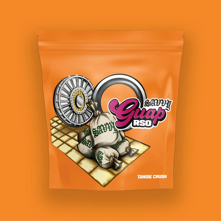 Savvy Guap Tangie Crush RSO Gummy 50mg [10pk] at Zen Leaf Cannabis Dispensary