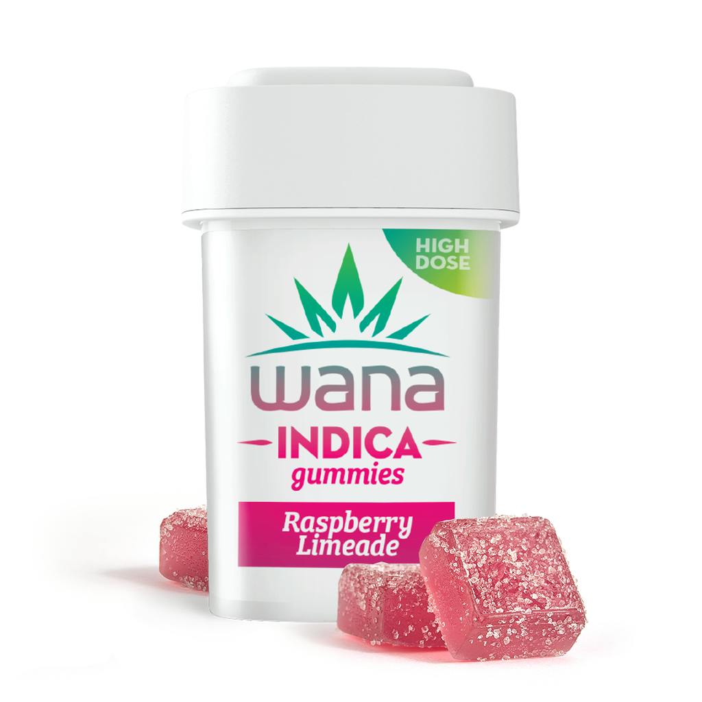 Wana Classic High Dose Raspberry Limeade Gummy 1000mg [20pk] (MED)