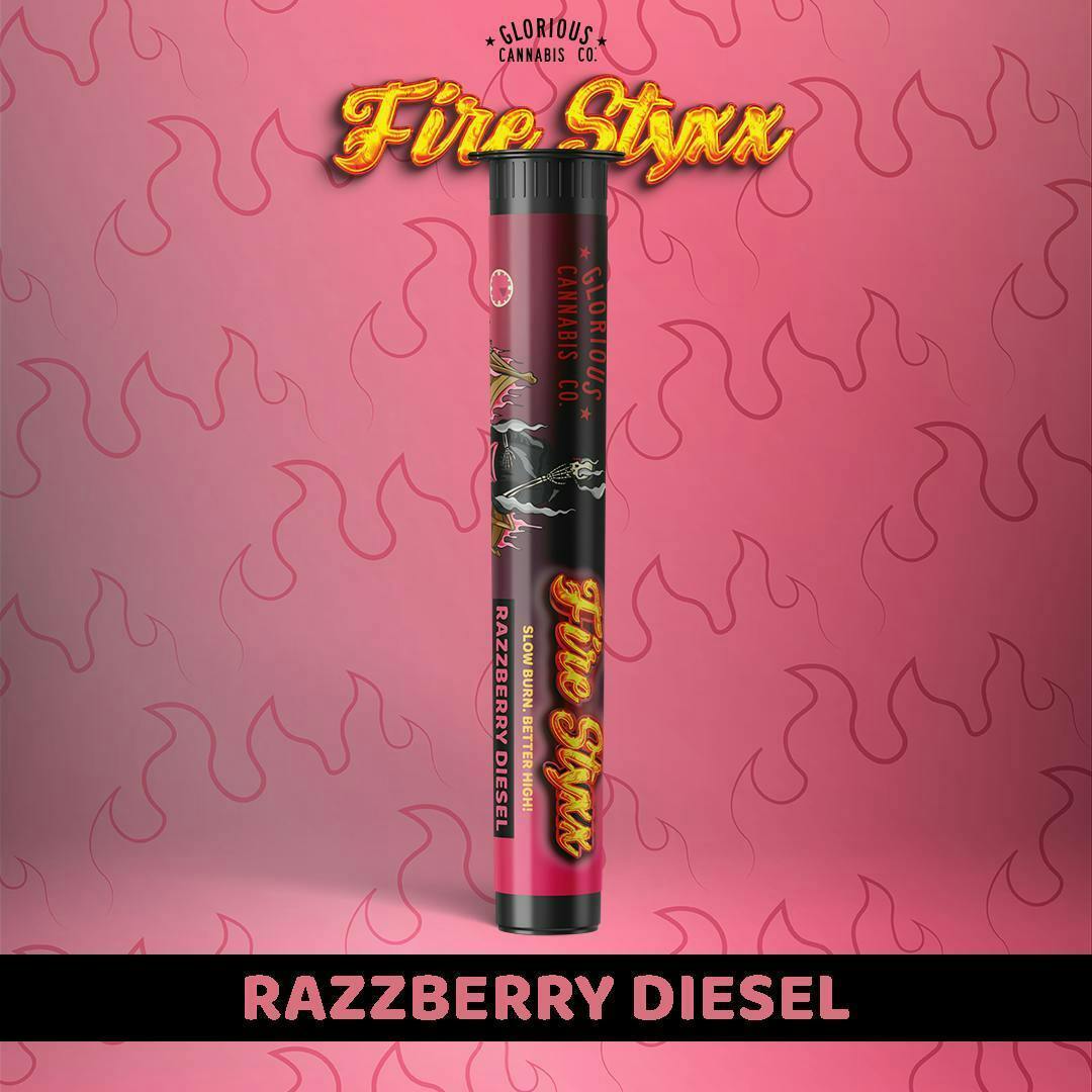 Simpler Daze 1g Fire Styxx - Razzberry Diesel