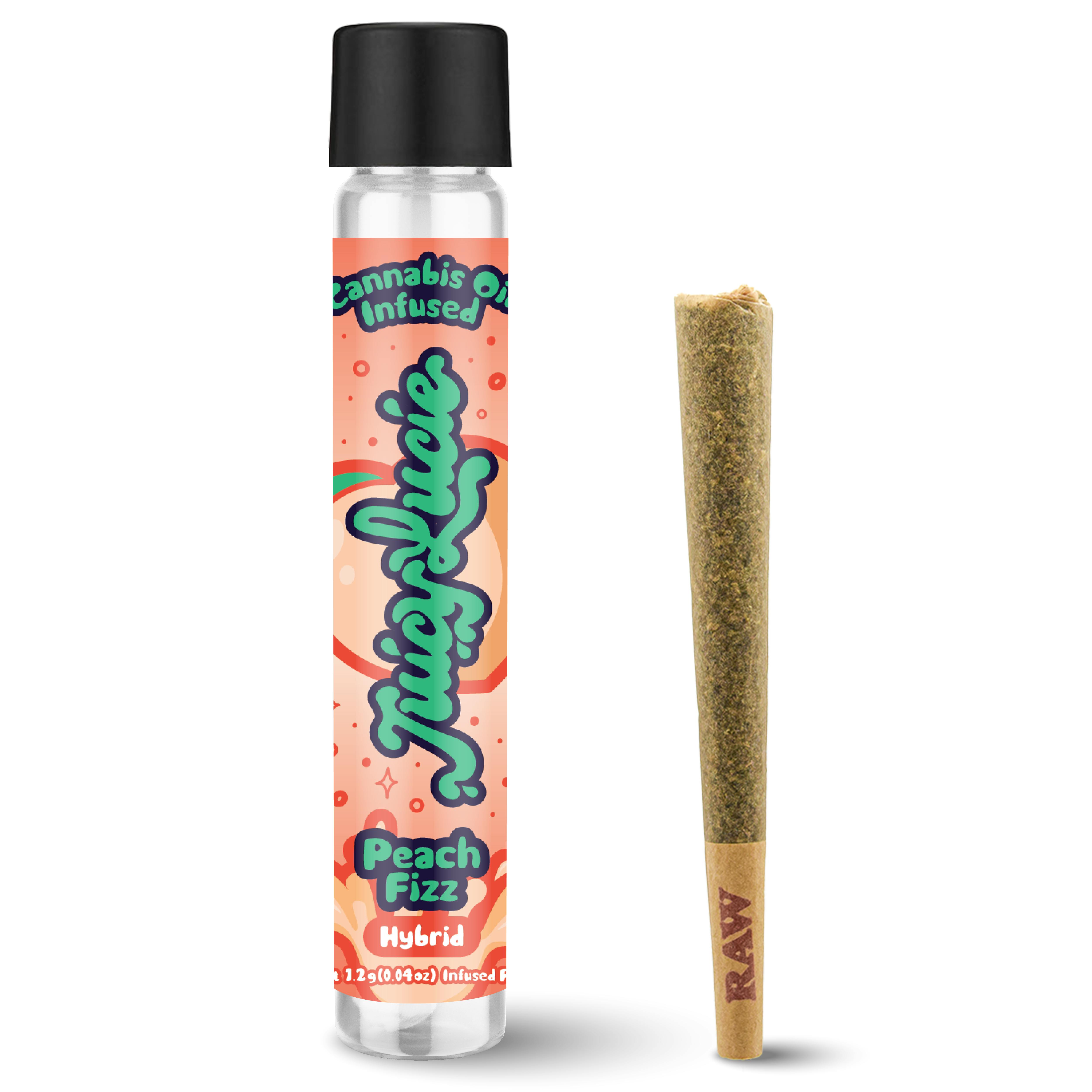 (AU) Juicy Lucie 1g Infused Preroll - Peach Fizz