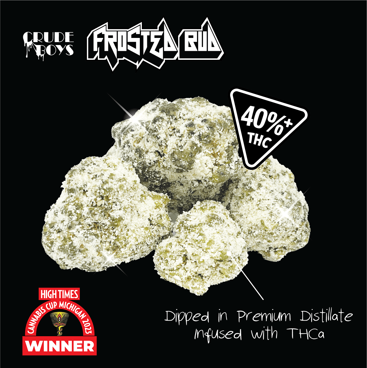 (AU) Crude Boys 3.5g Frosted Bud - Permanent Marker