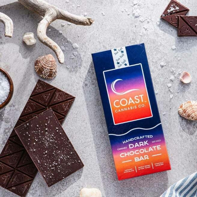 Dark Chocolate Sea Salt Bar - 100mg 20pk