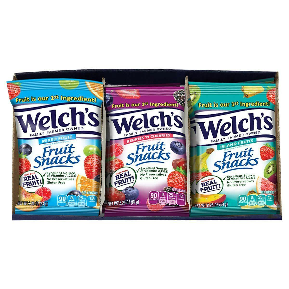 Welch's Variety Fruit Snack's at Ember Gardens Weed Dispensary Cape Cod