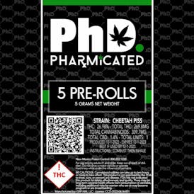 Pharmicated 5pk pre rolls - Alien Rock Candy (Indica)