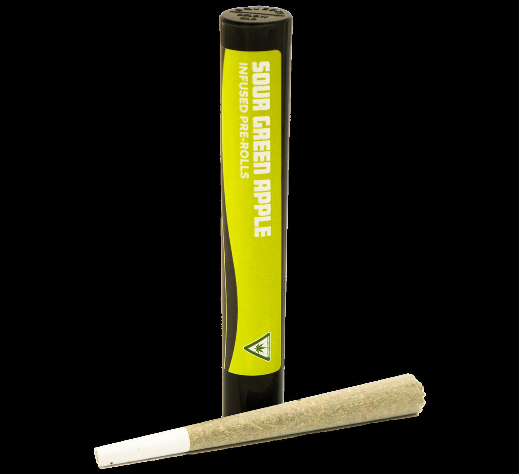 Sour Green Apple 1.2g Infused Pre-roll cannabis product