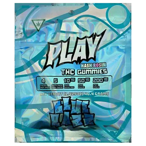 Blue Raz Gummies (50mg Each | 200mg Total THC)