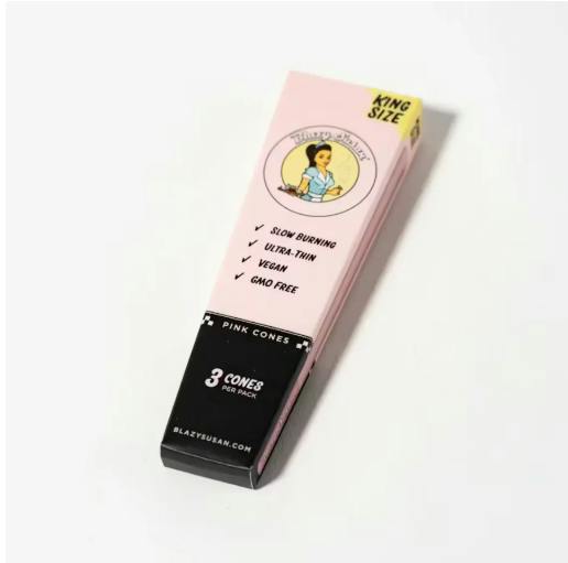 Blazy Susan | Cones | King size | 3 PK | Pink at Farmer's Cannabis Co.
