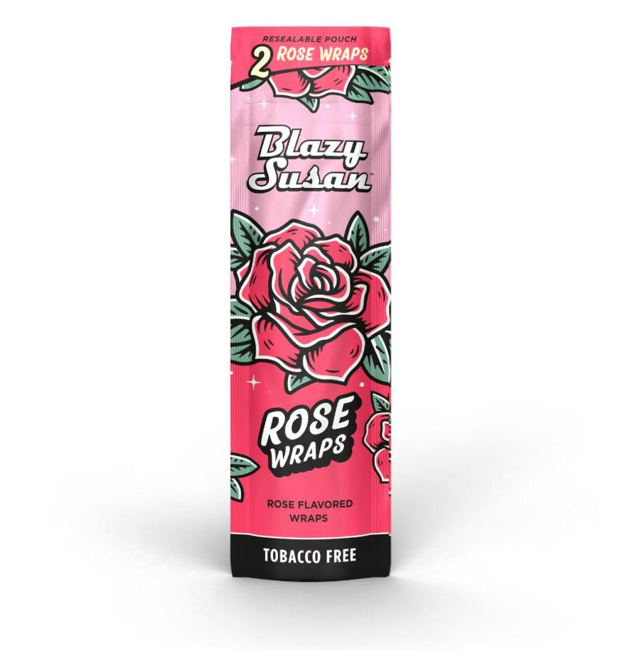 Blazy Susan | Rose Wraps | 2 PK at Farmer's Cannabis Co.