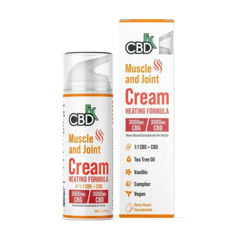 CBD FX | Muscle & Joint Cream | 3000mg CBD | 3000mg CBG