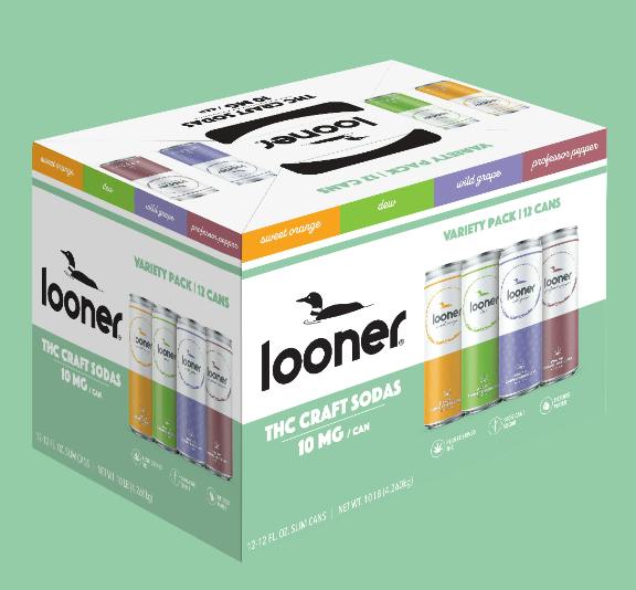 Looner | Classic Soda Variety Pack | 12pk | 12oz