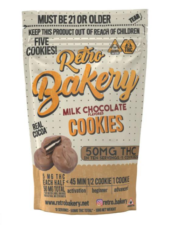 Retro Bakery | Milk Chocolate Cookies | 5mg THC at Farmer's Cannabis Co.