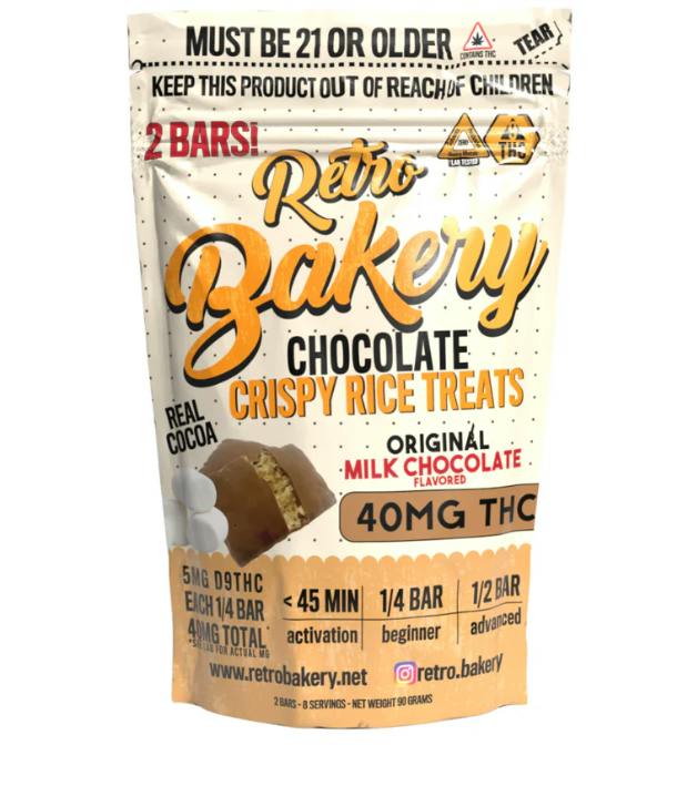 Retro Bakery | Chocolate Crispy Rice Treats | 5mg THC at Farmer's Cannabis Co.