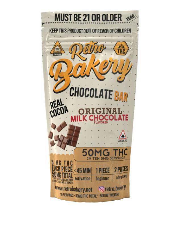 Retro Bakery | Milk Chocolate Bar | 5mg THC at Farmer's Cannabis Co.