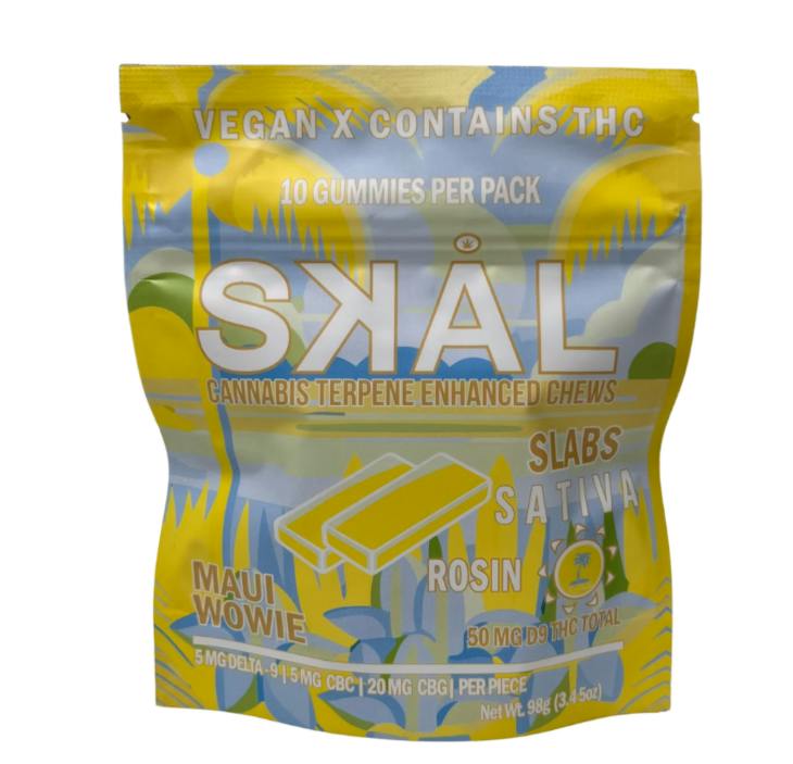 SKÅL Slabs | Maui Wowie | 5mg THC | 5mg CBC | 20mg CBG |10ct at Farmer's Cannabis Co.
