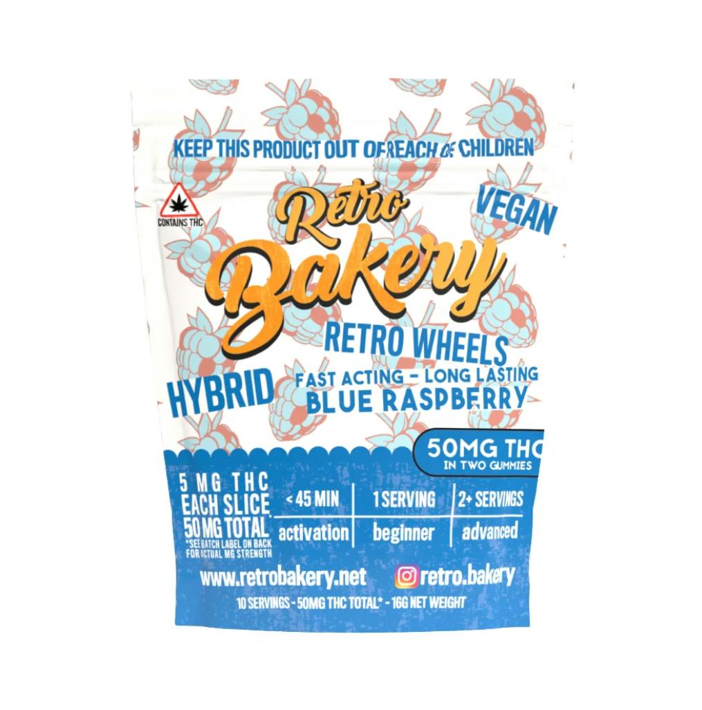 Retro Bakery | Retro Wheels | Blue Raspberry | 5mg THC at Farmer's Cannabis Co.