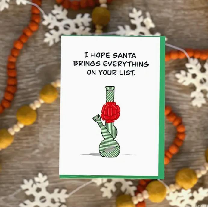 GREETING CARD | CHRISTMAS BONG