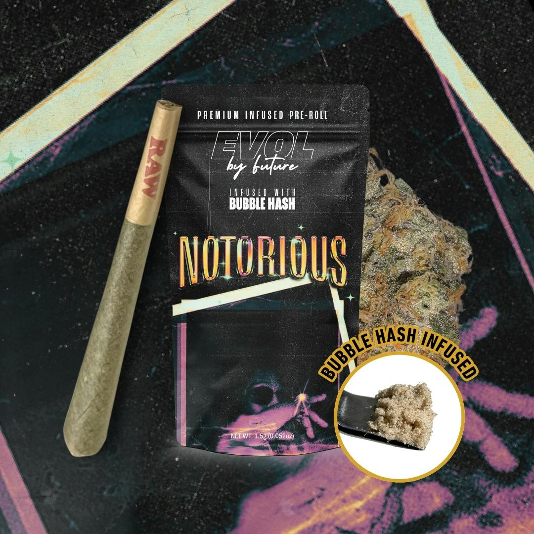 HASH INFUSED JOINT | NOTORIOUS #1 | 1.5G
