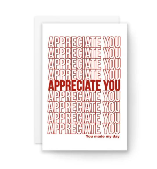 GREETING CARD | APPRECIATE YOU