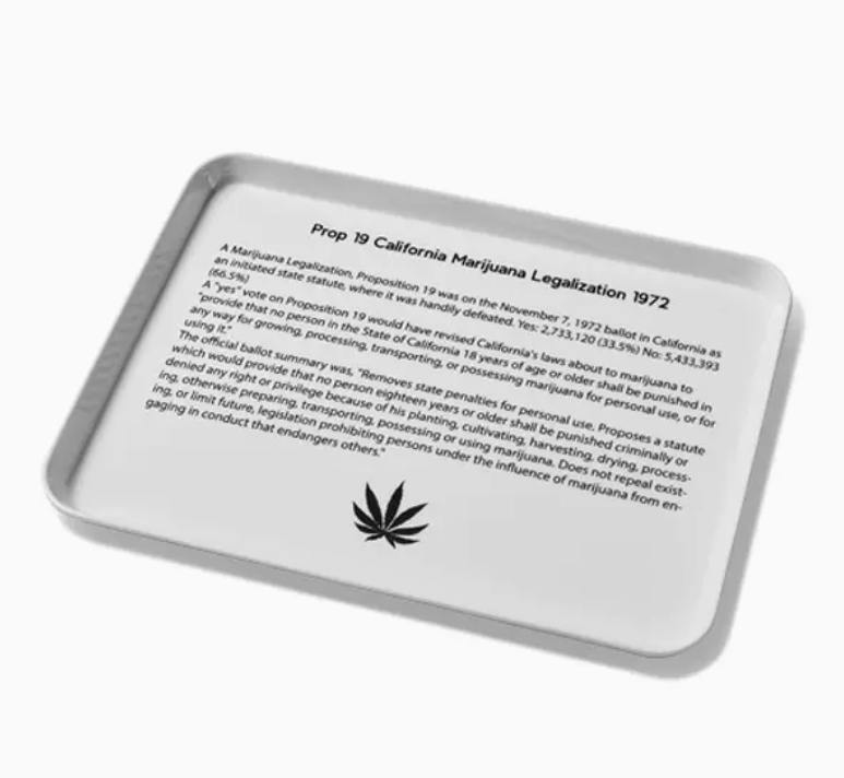 ROLLING TRAY | PROP 19 - One Size