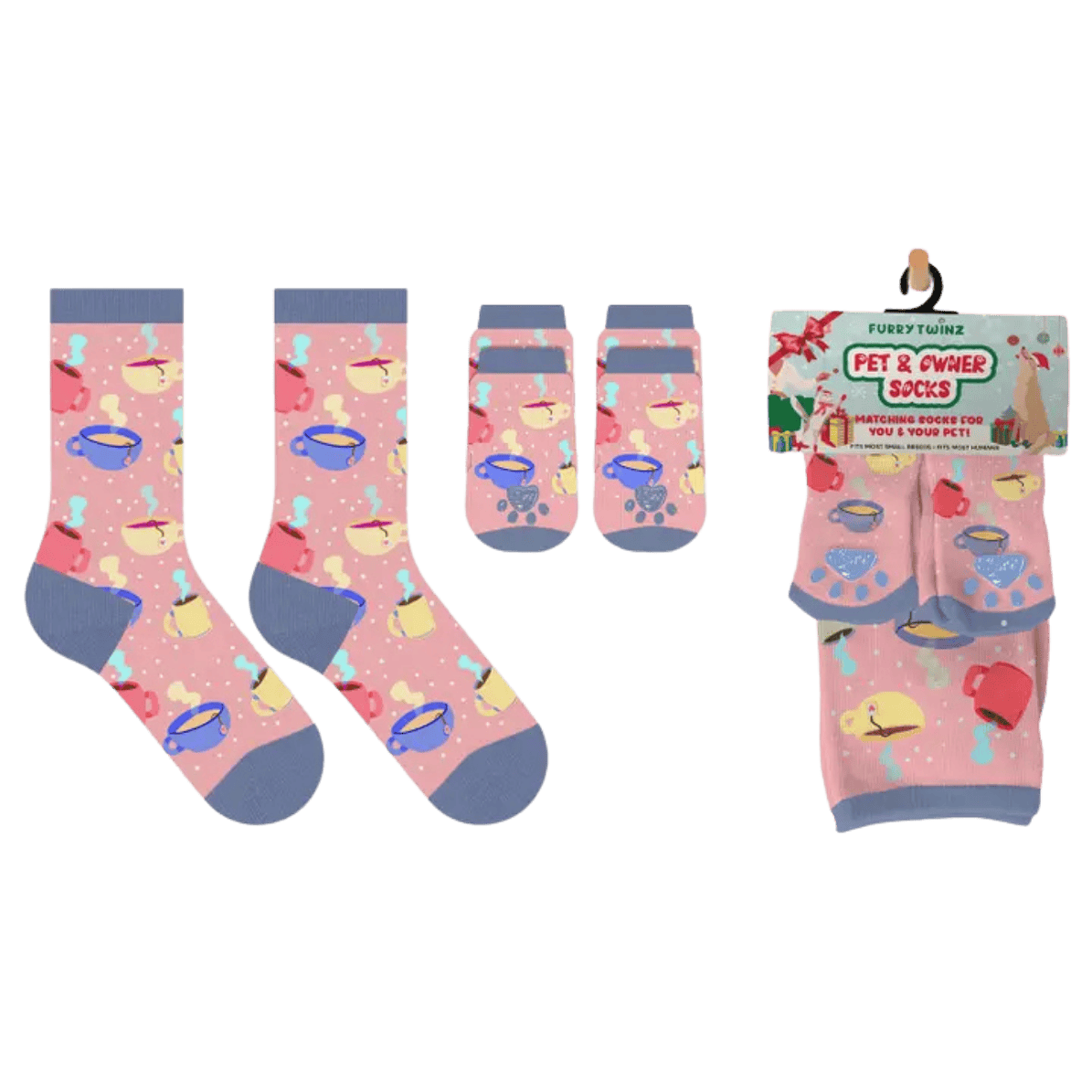 PET & OWNER MATCHING SOCKS | HOT COCOA
