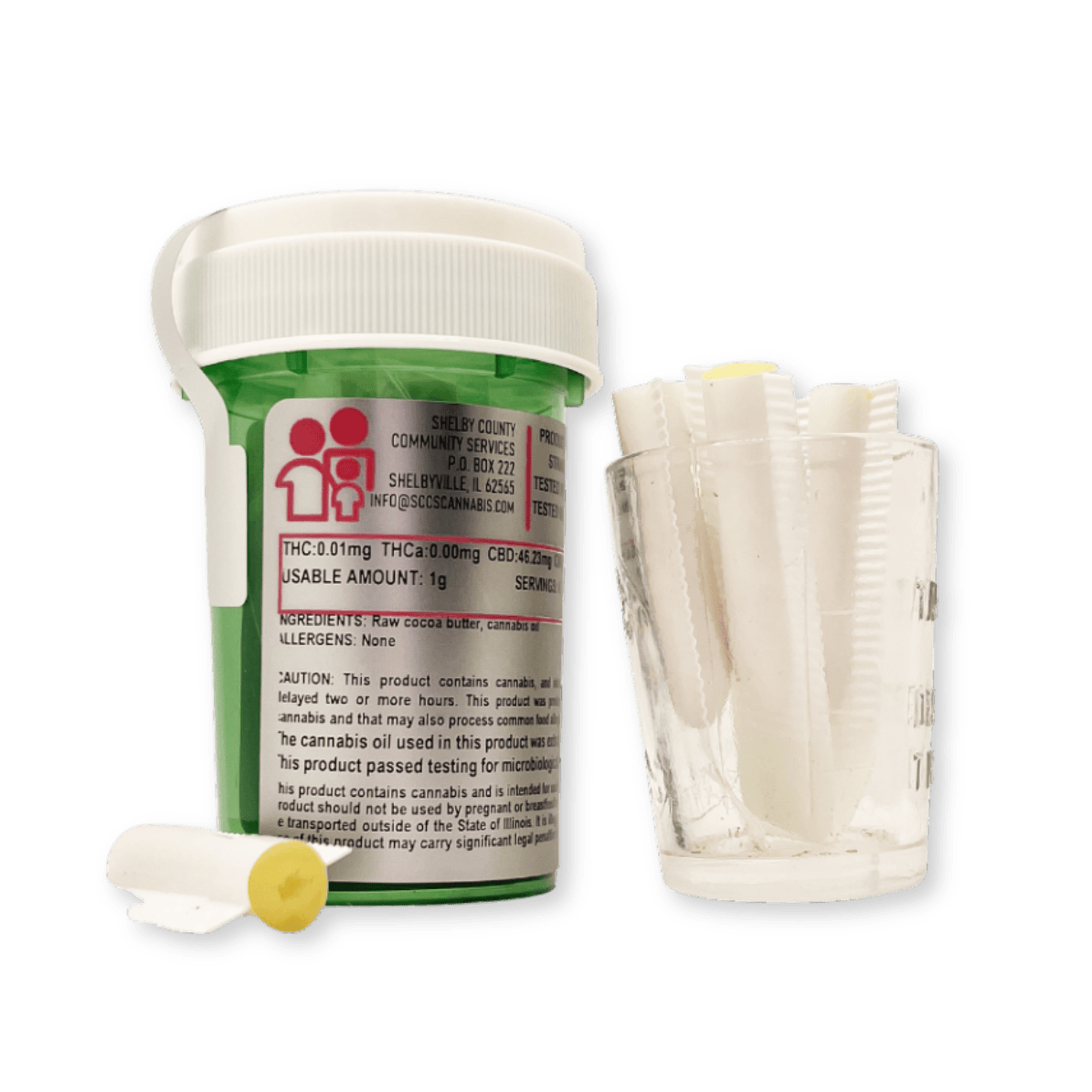 SUPPOSITORY 1:1 | 100MG THC : 100MG CBD | 4PK