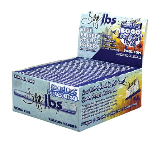 BLUE PAISLEY PAPERS | KING SIZE