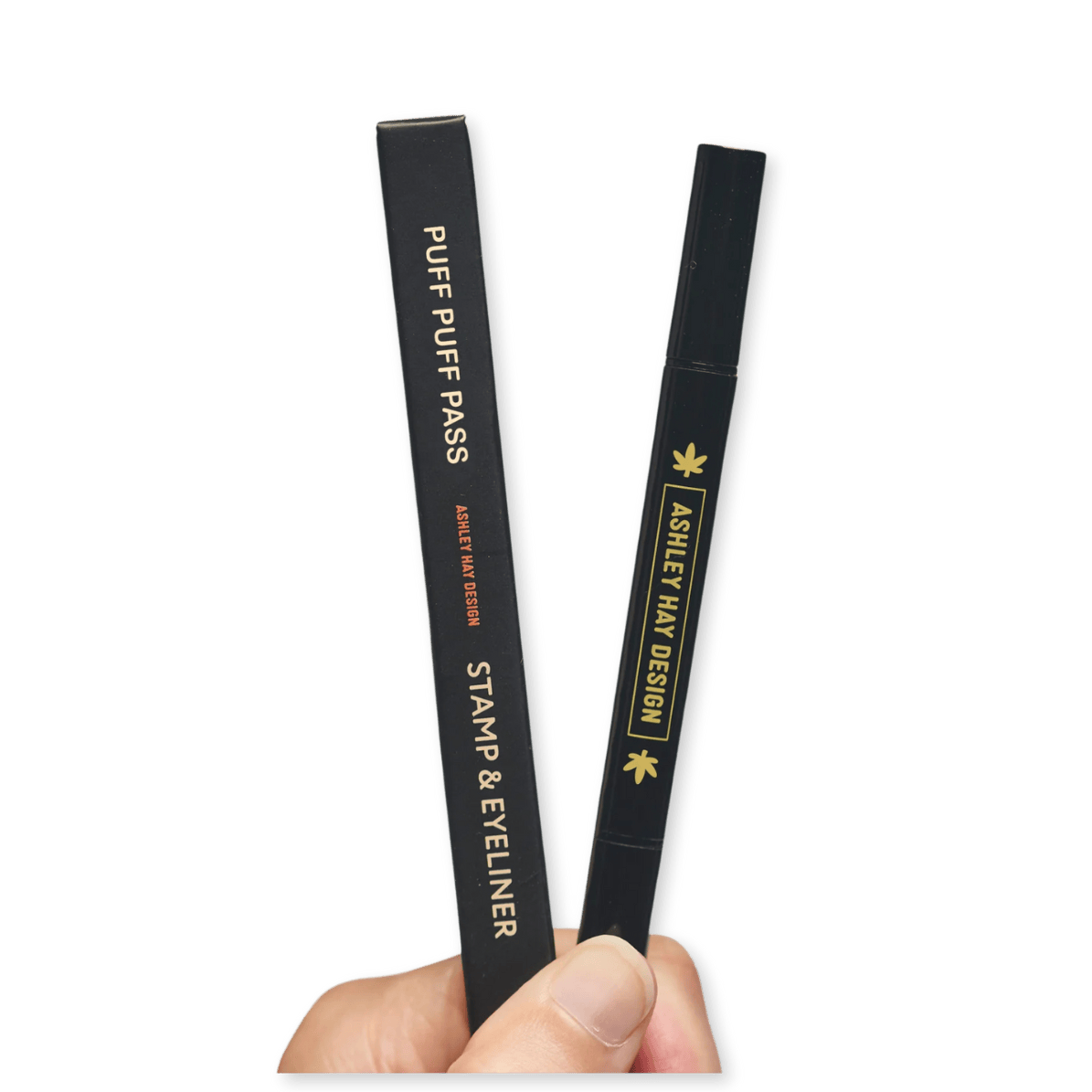 CANNABIS LEAF MAKEUP STAMP AND EYELINER