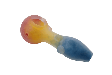 4" FROSTED TRI COLOR PIPE
