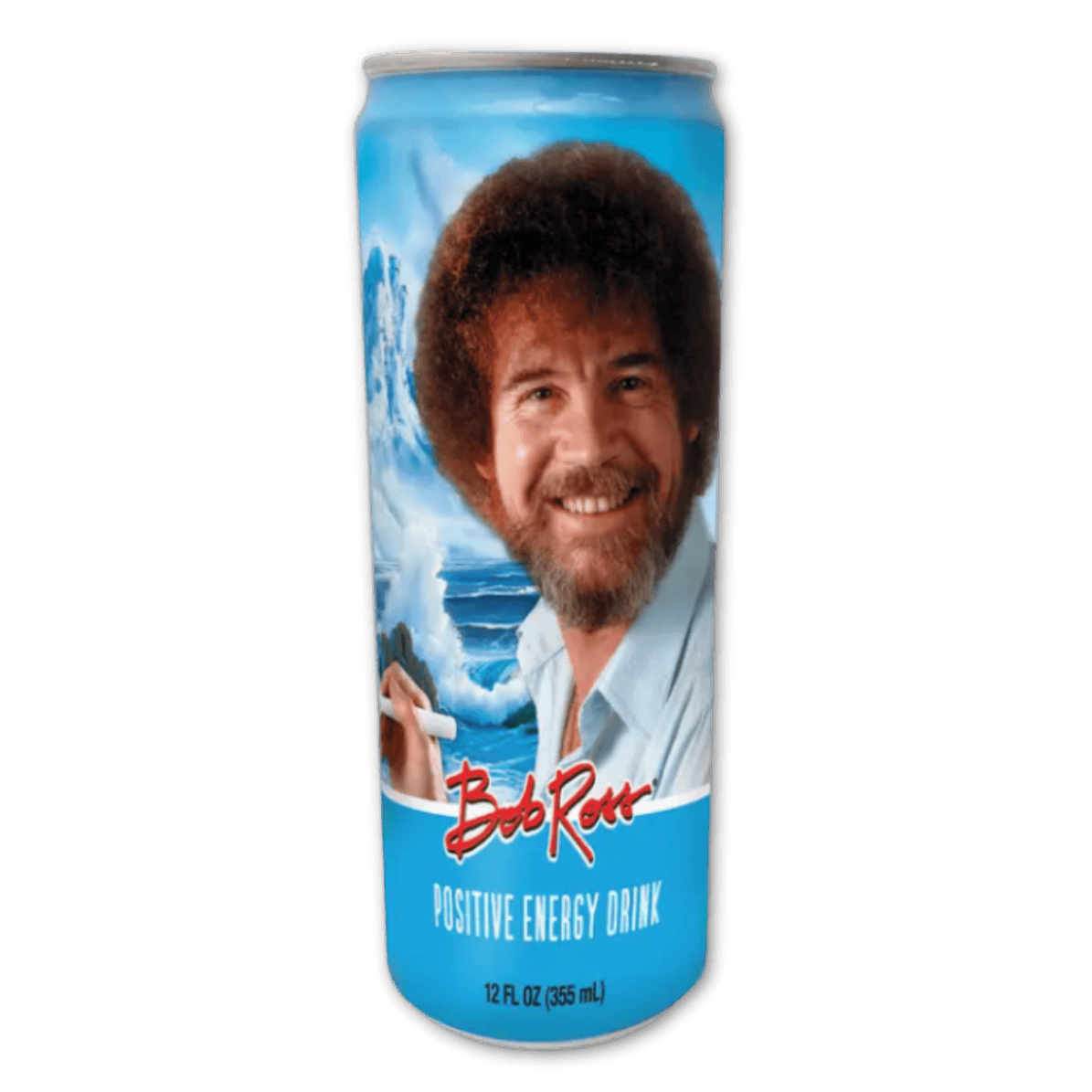 SODA | BOB ROSS POSITIVE ENERGY DRINK | BLUE RASPBERRY