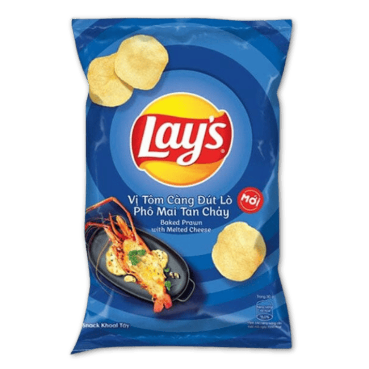 CHIPS | BAKED PRAWN WITH MELTED CHEESE