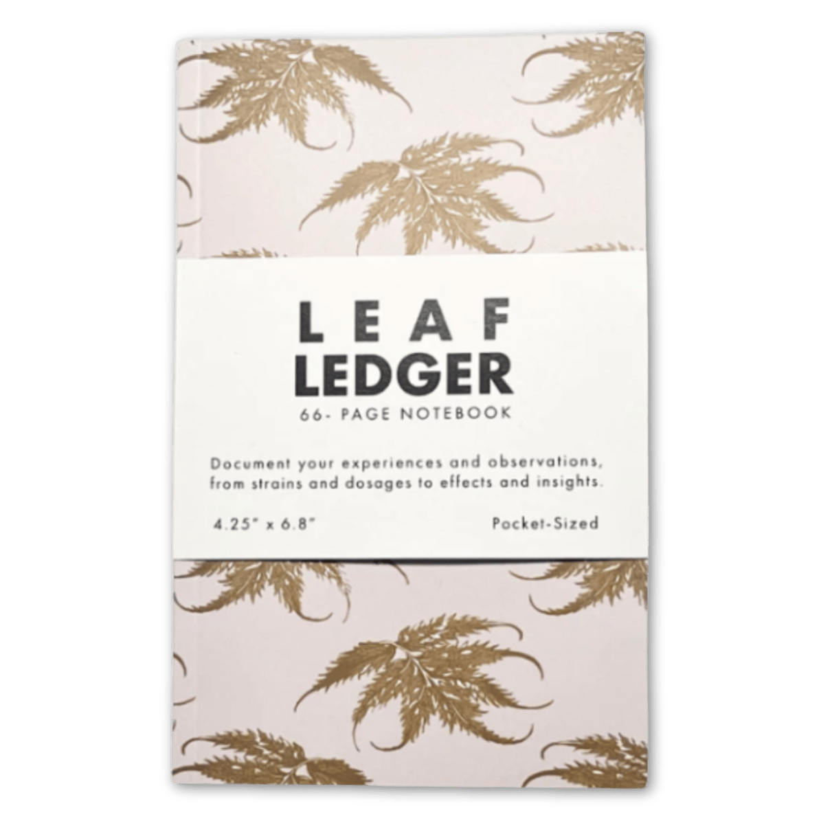 NOTEBOOK | POCKET-SIZED LEAF LEDGER | WHITE