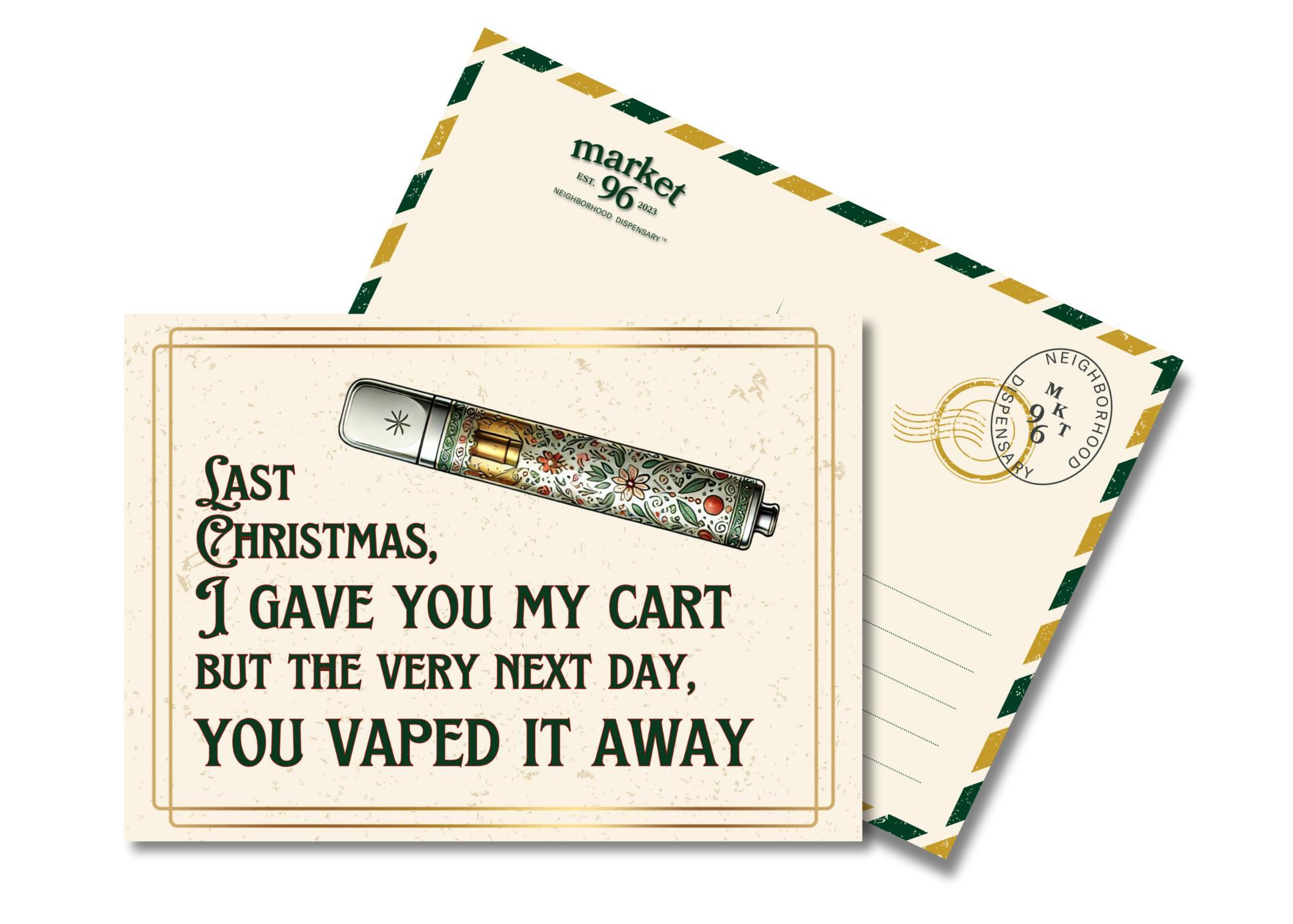 LIMITED EDITION POSTCARD | VAPED IT AWAY