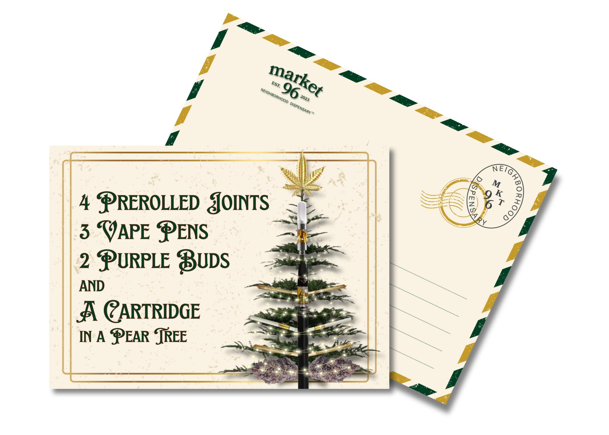 LIMITED EDITION POSTCARD | CARTRIDGE IN A PEAR TREE
