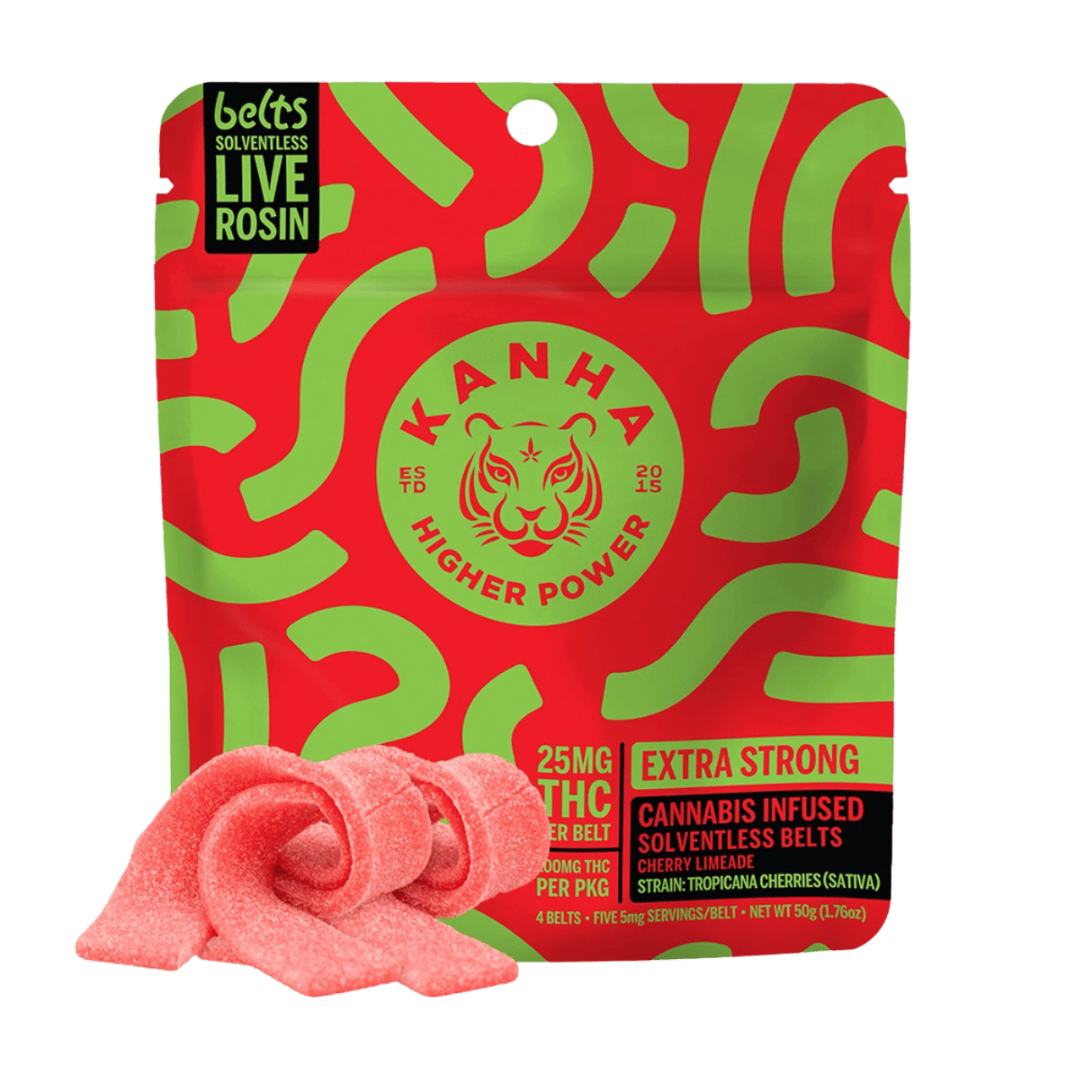 ROSIN BELT | CHERRY LIMEADE | 100MG | 4PK