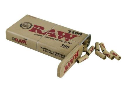 RAW | PRE-ROLLED TIPS | 100CT