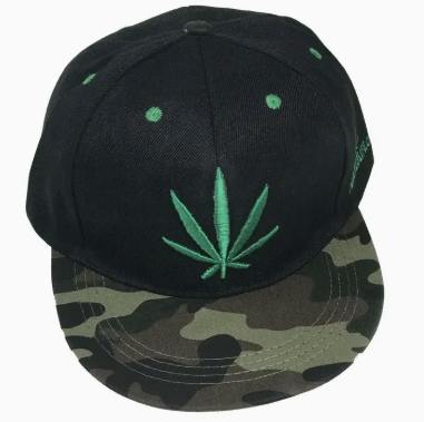CAP | EMBROIDERED WEED HAT | CAMO