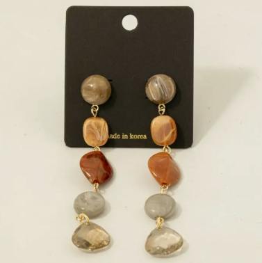 EARRINGS | ACRYLIC BEADS