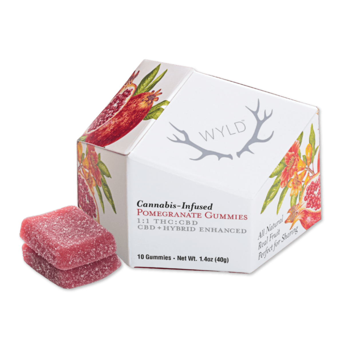 GUMMY | POMEGRANATE 1:1 | 100MG | 10PK