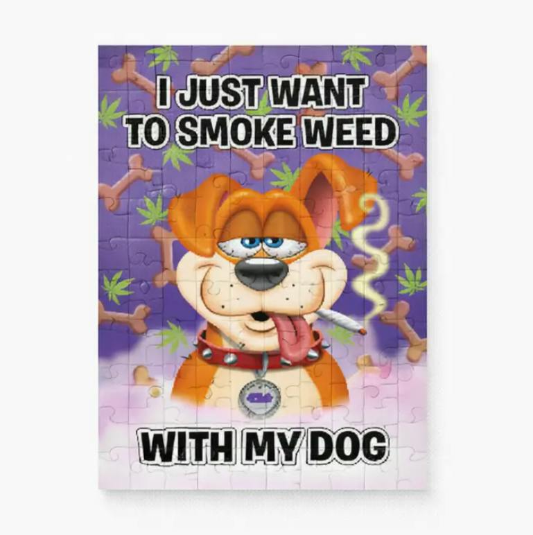 PUZZLE | SMOKING DOG