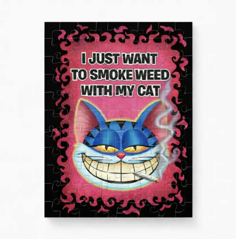 PUZZLE | SMOKING CAT