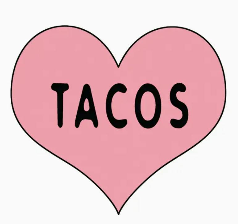 STICKER | HEART TACOS