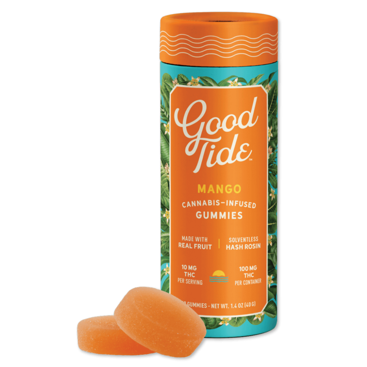 HASH INFUSED GUMMY | MANGO | 100MG | 10CT