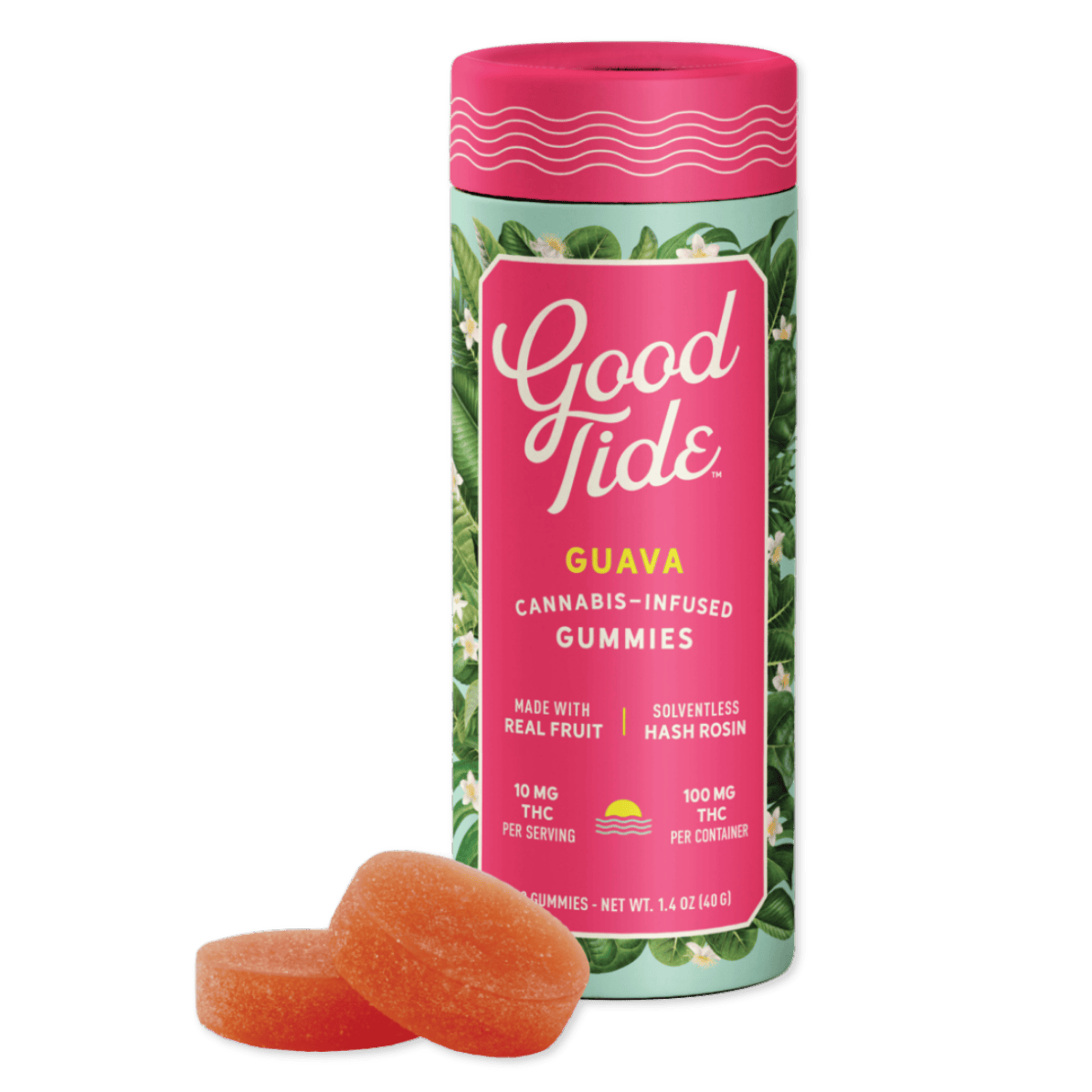 HASH INFUSED GUMMY | GUAVA | 100MG | 10PK