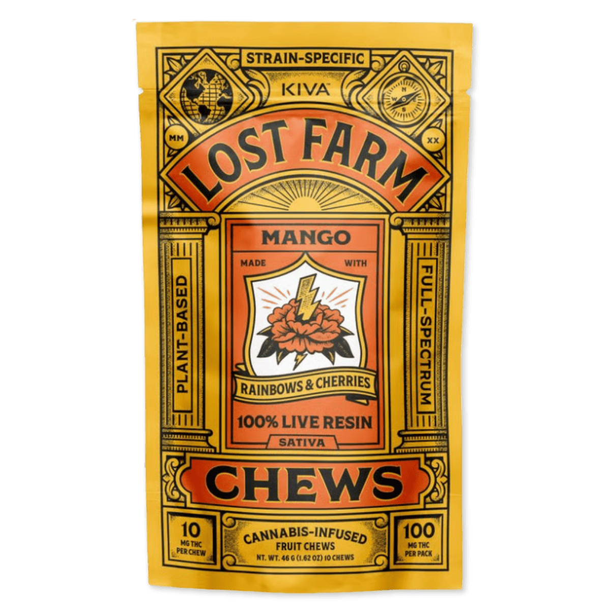 FRUIT CHEW | LIVE RESIN | MANGO X RAINBOWS & CHERRIES | 100MG | 10PK