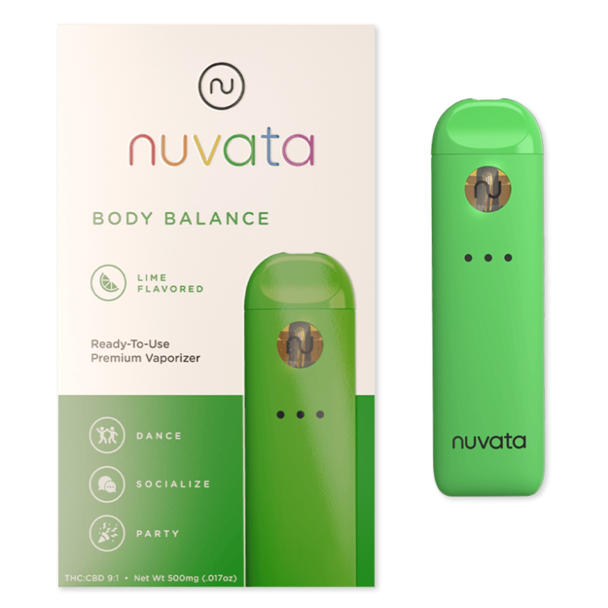 DISPOSABLE | BODY BALANCE LIME 9:1 | .5G