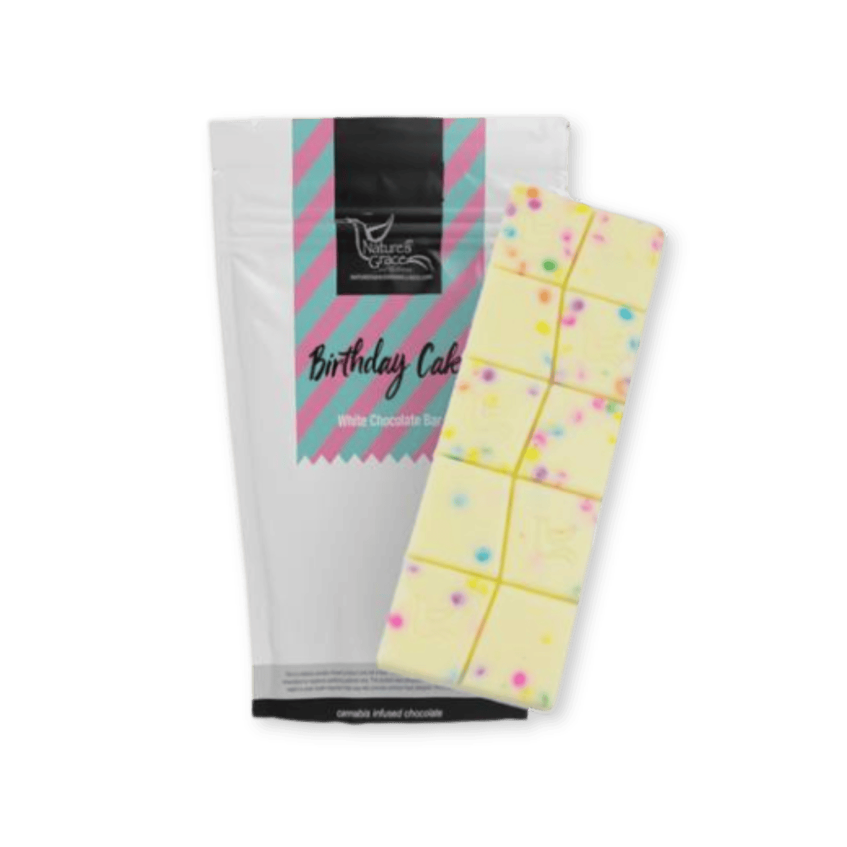 CHOCOLATE BAR | BIRTHDAY CAKE WHITE CHOCOLATE | 100MG