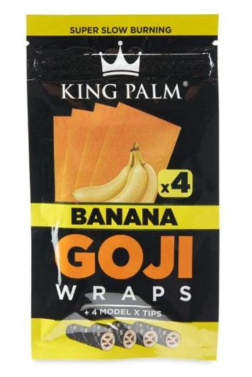 KING PALM | GOJI WRAPS - BANANA | 4PK