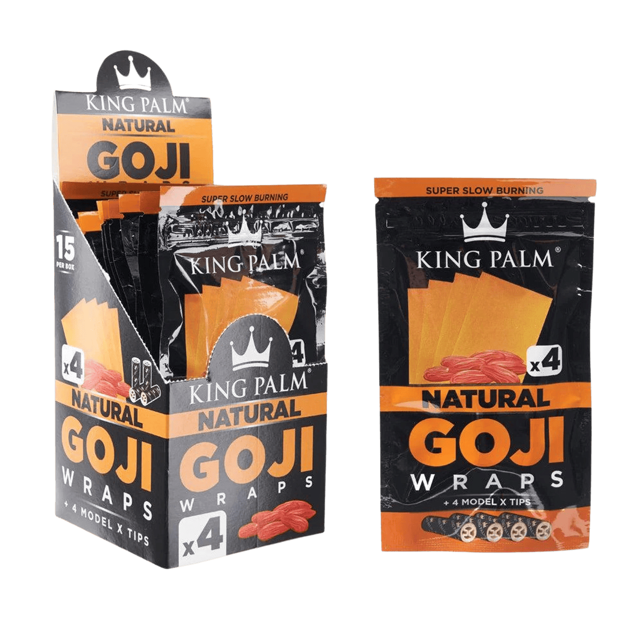 KING PALMS | GOJI WRAPS - NATURAL | 4PK